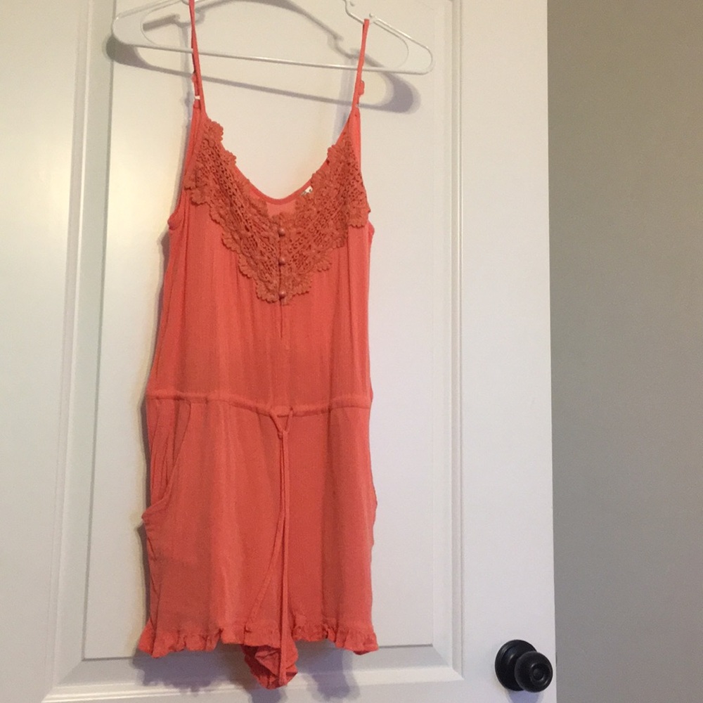 Orange romper